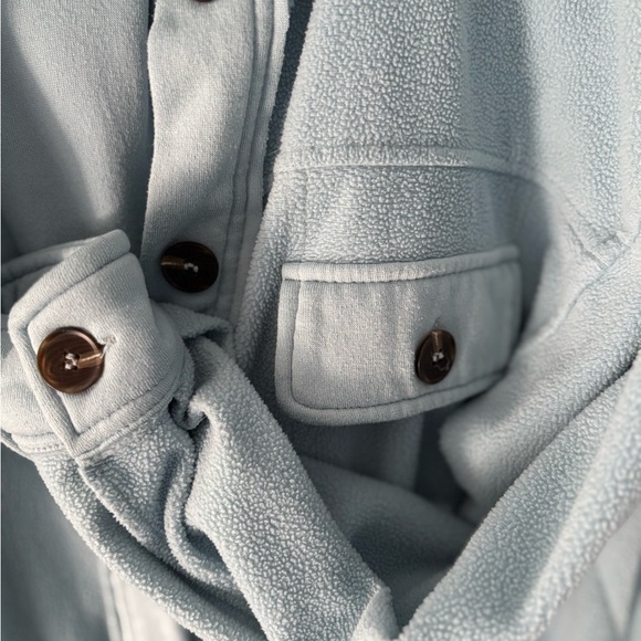 LA MIEL Jackets & Blazers - LA MIEL Light Blue Utility Jacket